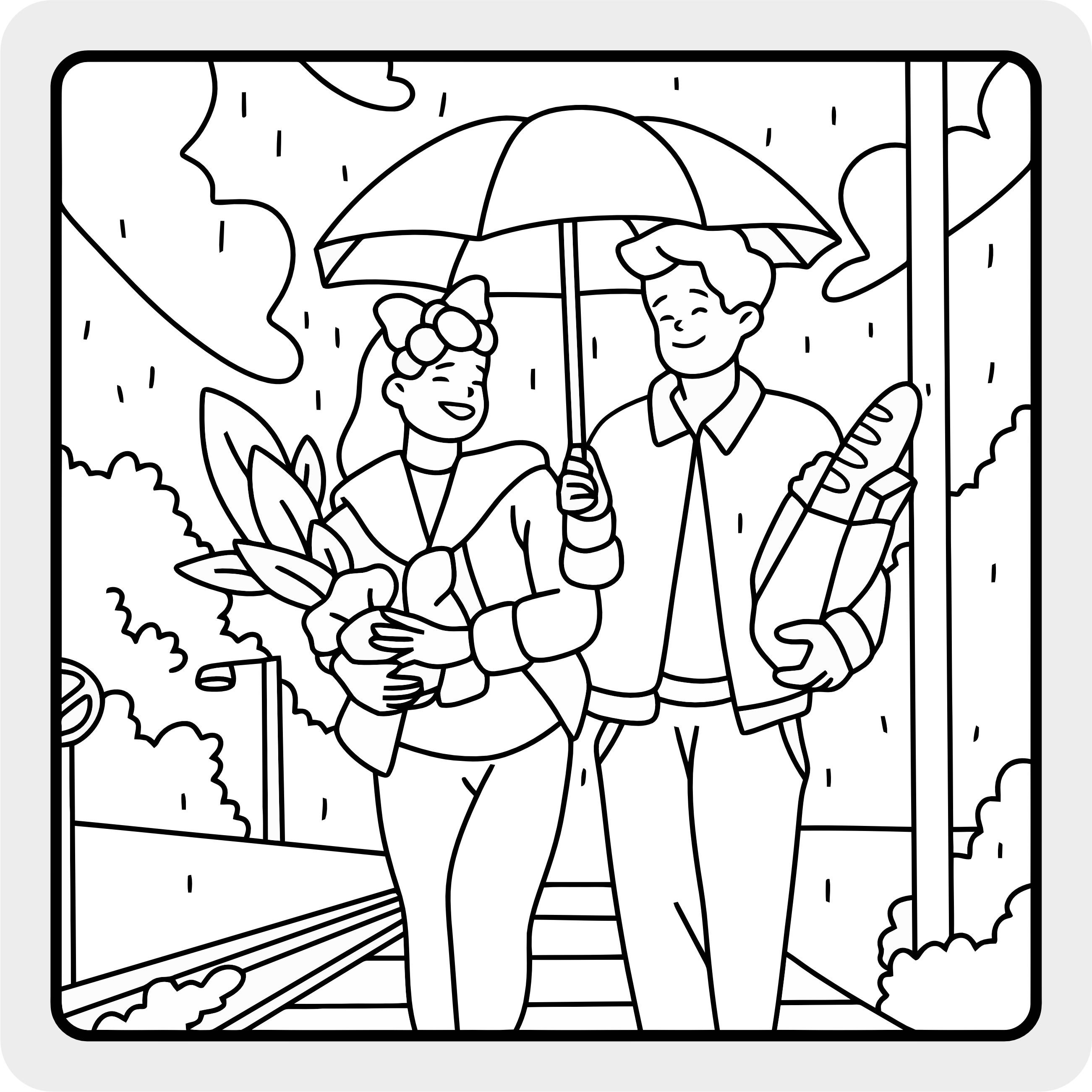 Walking in the Rain